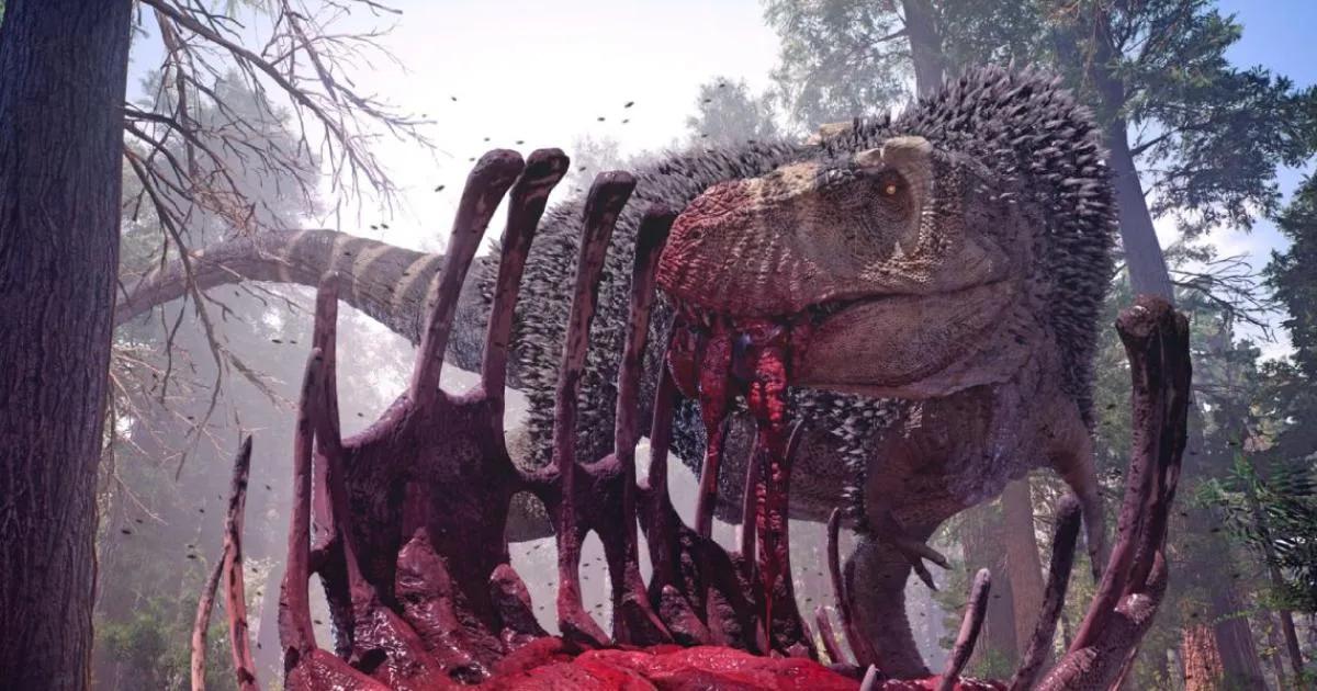 tyrannosaurus azteca no es historia real - Cómo era la visión del T Rex