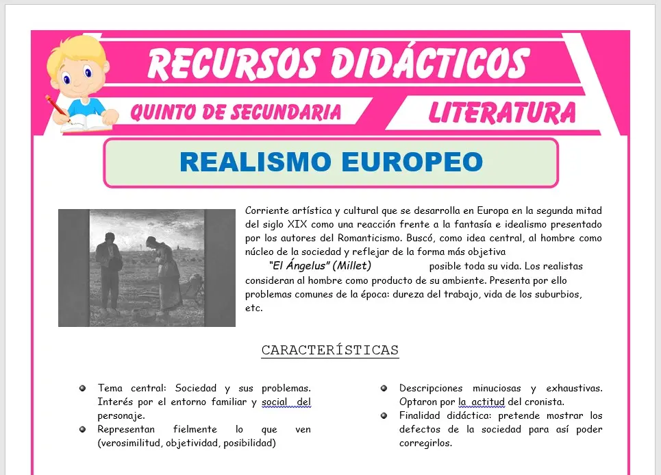 hechos historicos del realismo en europa - Cómo fue el Realismo en Europa