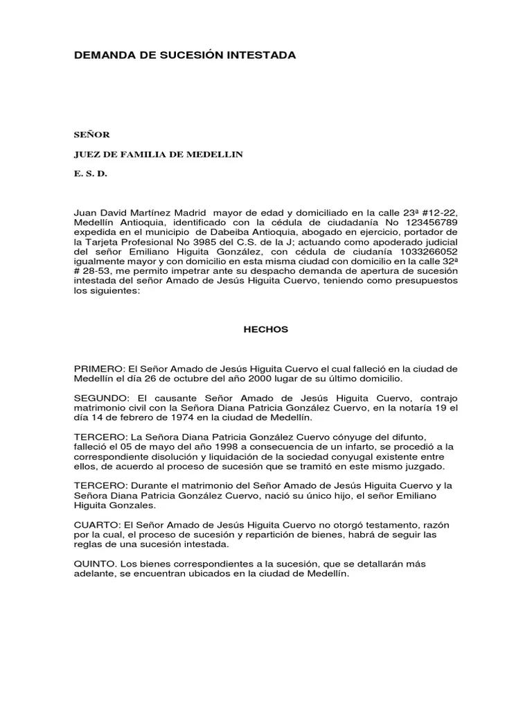 Ejemplos Reales de Demandas de Sucesión Intestada - Cómo saber si hay una sucesión intestada ejemplos reales de demandas de sucesion intestada - Cómo saber si hay una sucesión intestada