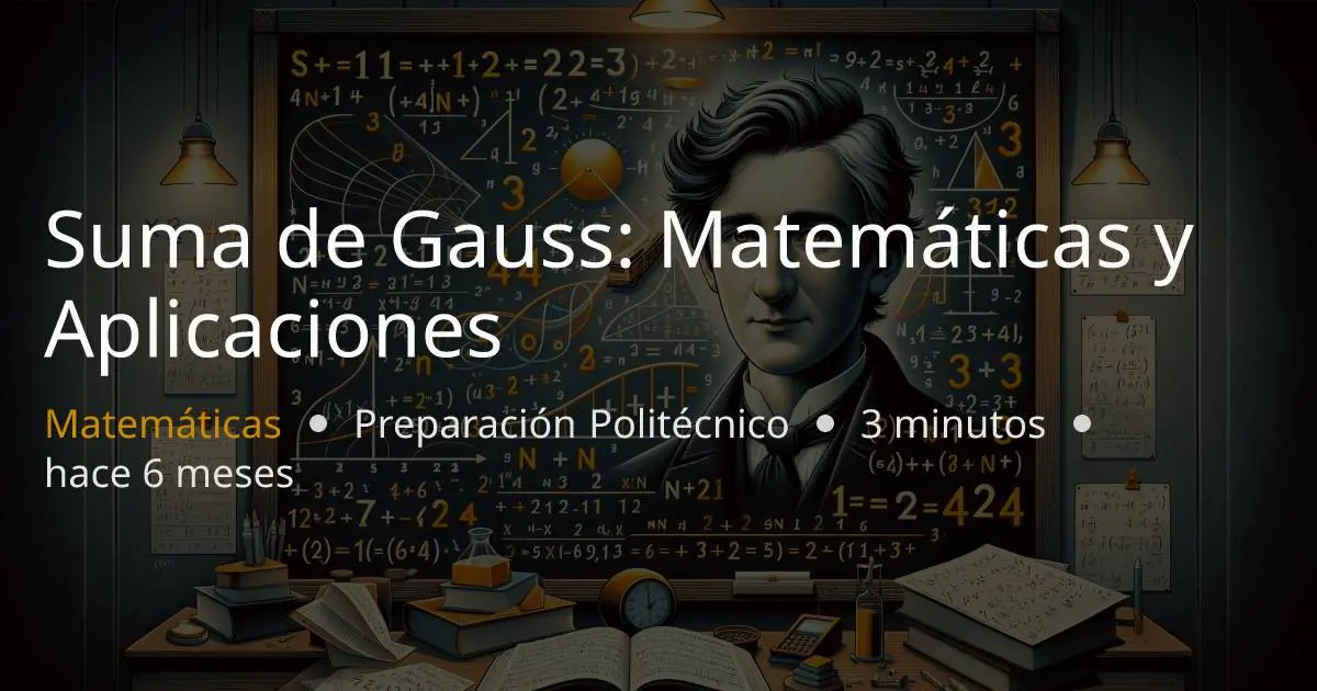 formula numeros reales sucesion gauss - Cómo se hace la suma de Gauss