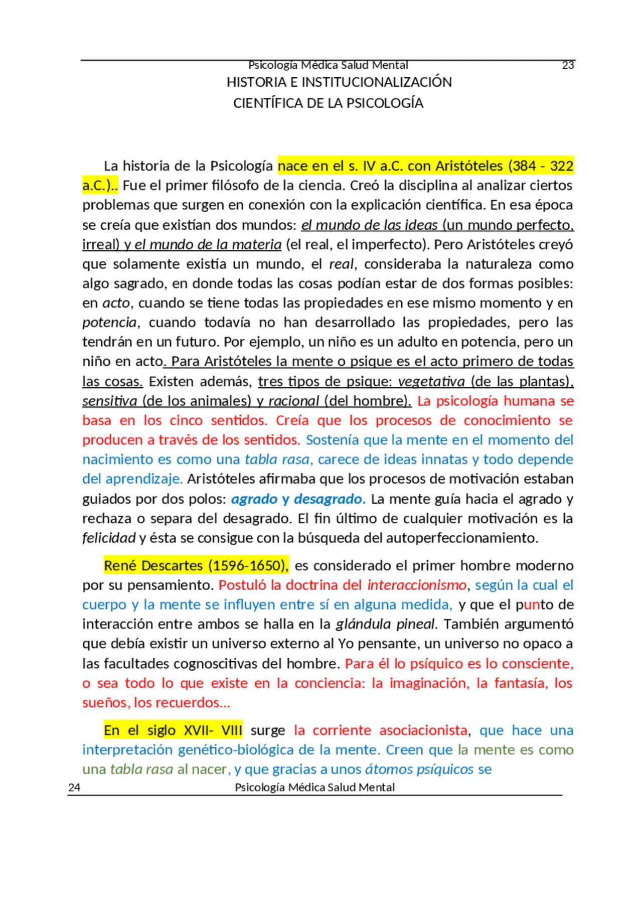 que hechos historicos tuvo de la medicina en la psicologia - Cómo se relaciona la psicología con la medicina