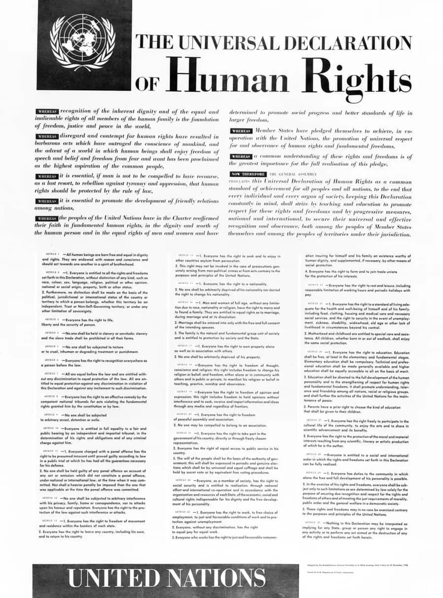 qué hechos históricos condujeron a la redacción de la dudh - Cuál es el contexto historico de la declaracion de los derechos humanos
