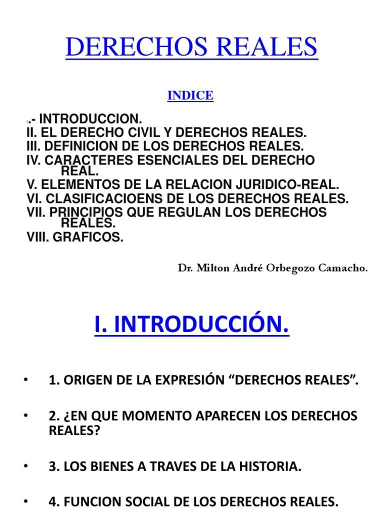 historia de los derechos reales - Cuál es el origen de los derechos reales