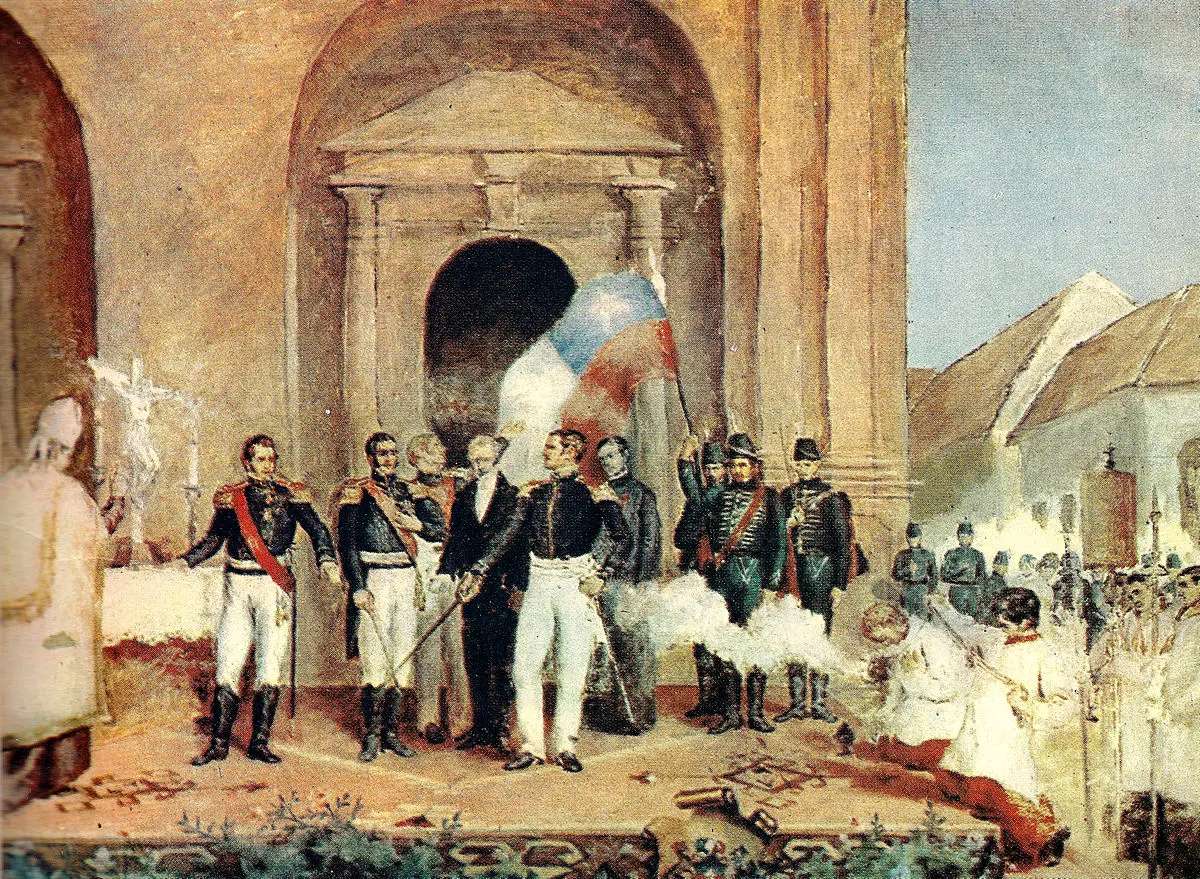 hecho historico de la independencia de chile - Cuál es el primer acto de Independencia de Chile