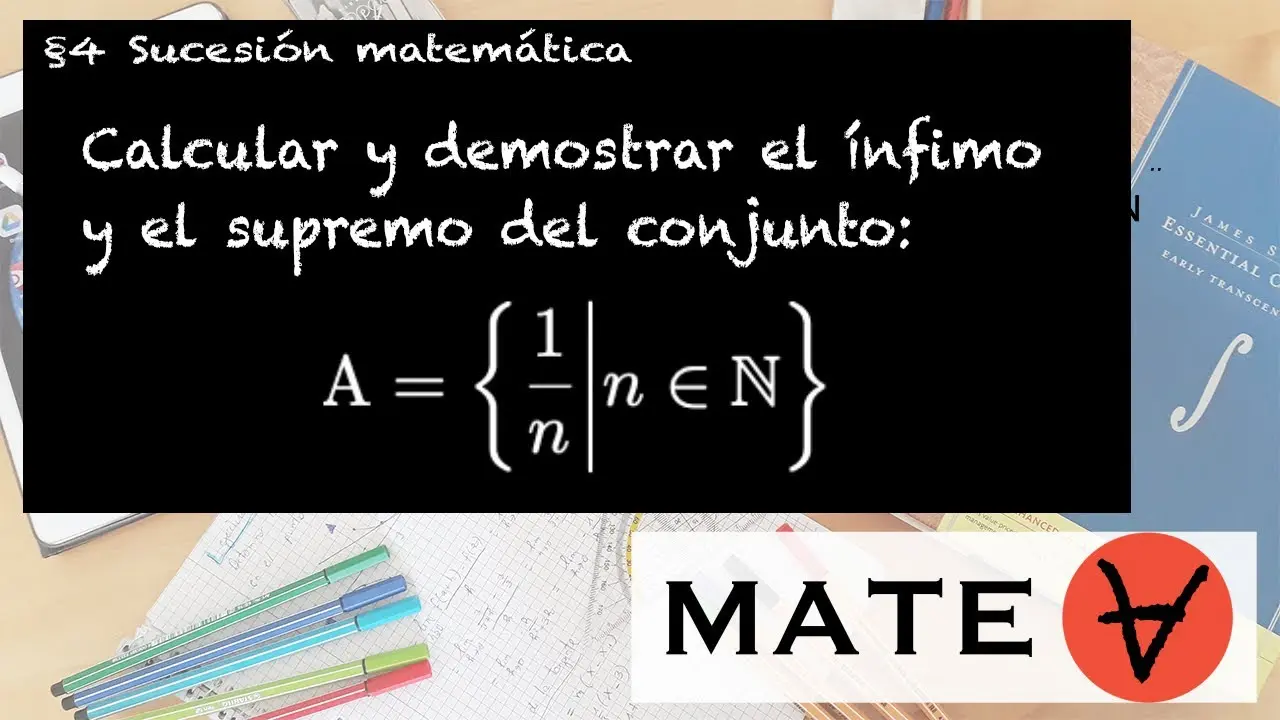 cuando existe el supremo de una sucesion de numeros reales - Cuál es el supremo de un conjunto