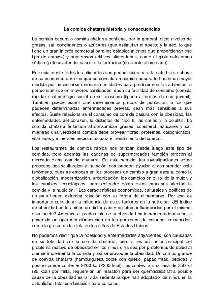 historia real sobre la comida chatarra - Cuál es la historia de la comida chatarra