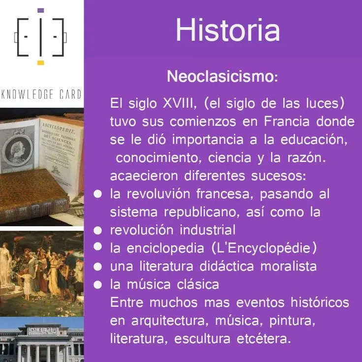 hechos históricos del neoclasicismo ciencia - Cuáles fueron los avances cientificos del neoclasicismo