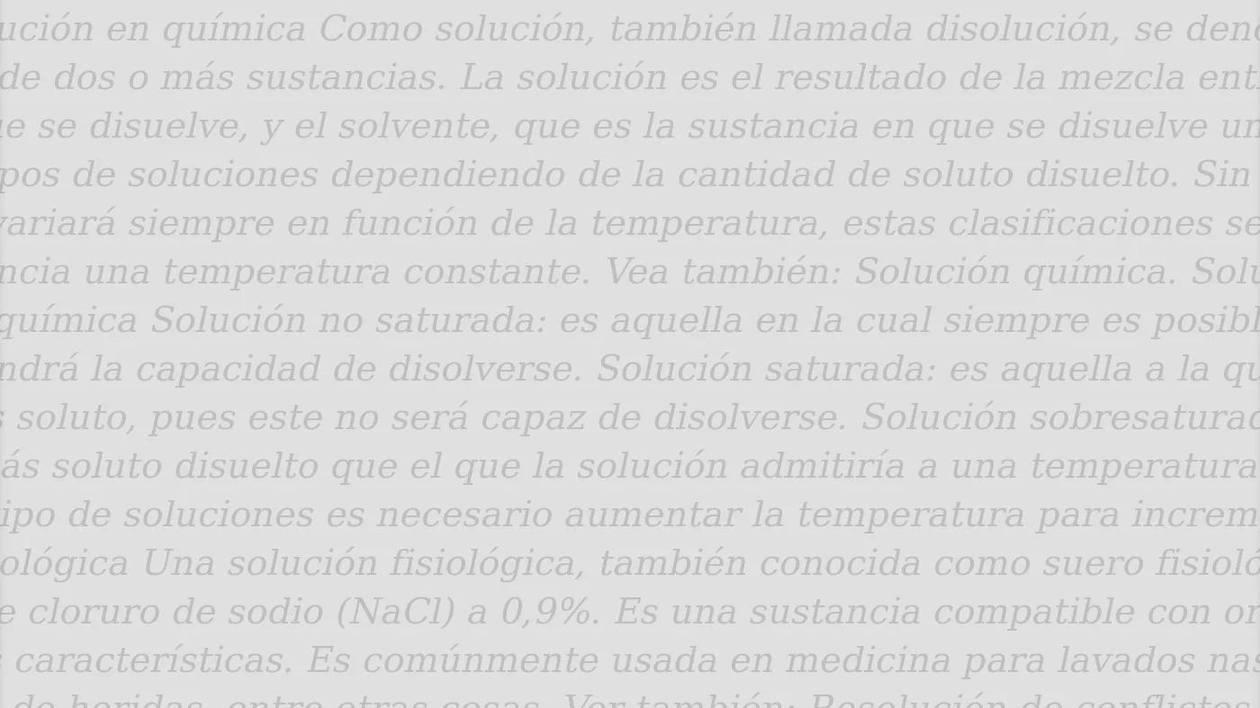 real solucion concepto historia - Cuáles son los diferentes tipos de soluciones