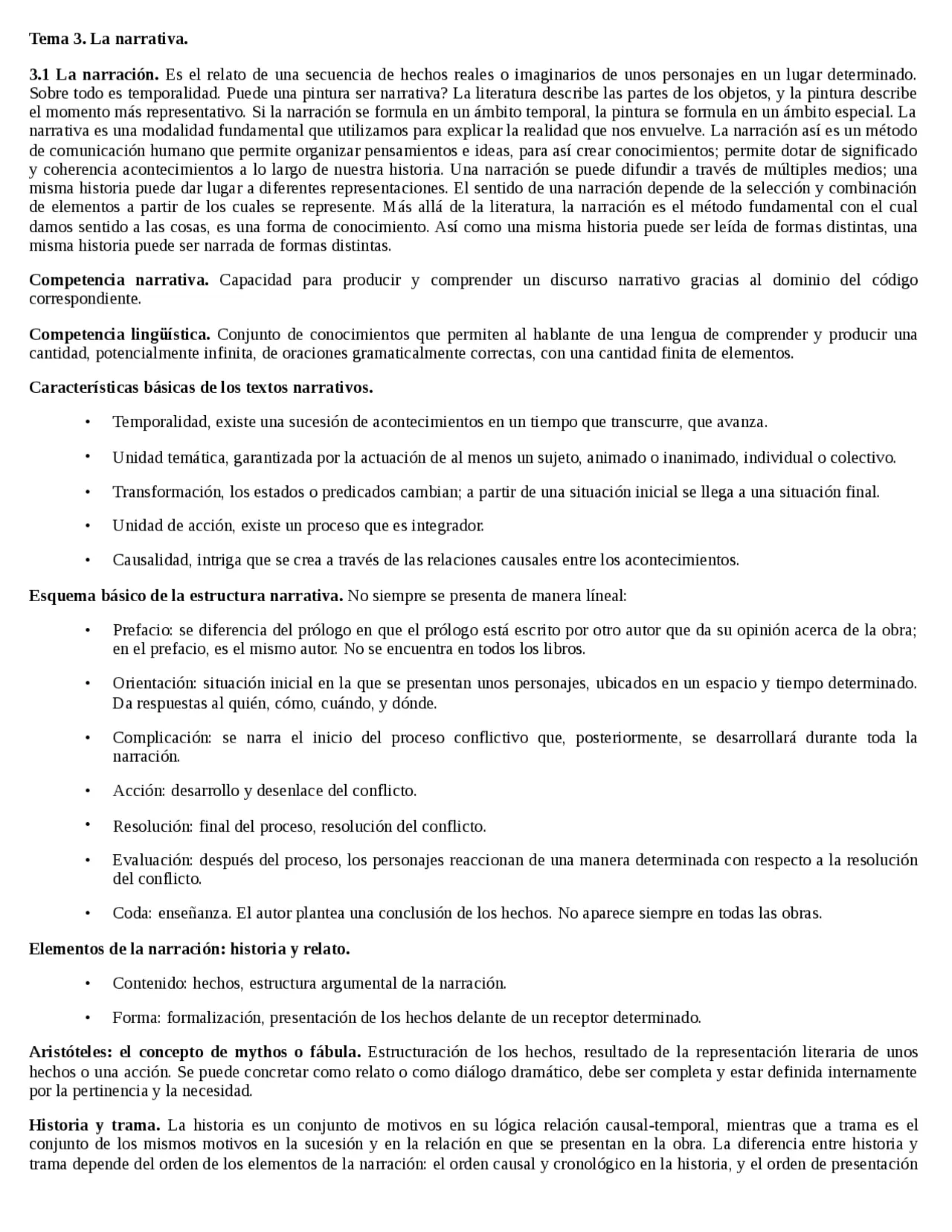 modalidad narrativa para la representaacion un hecho historico - Cuáles son los tipos de narracion historica