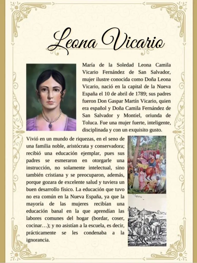 relatos historicos de leona vicario hecho por niños de primaria - Cuando murio Leona Vicario y porqué