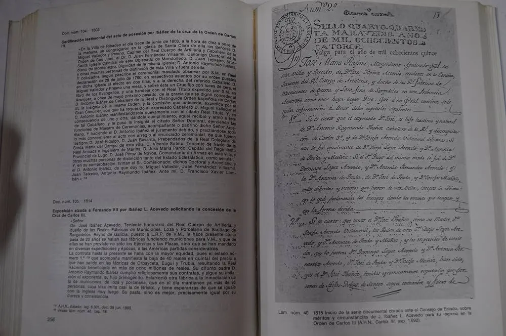 documentos para la historia de las reales fabricas de sargadelos - Cuándo se creó Sargadelos