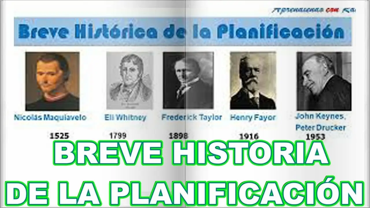 hechos historicos de la planificacion educativa - Cuándo surge la planificación educativa