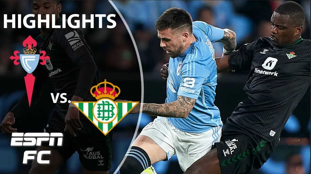 real betis vs celta de vigo historial - Cuánto quedó ayer el Betis contra el Celta