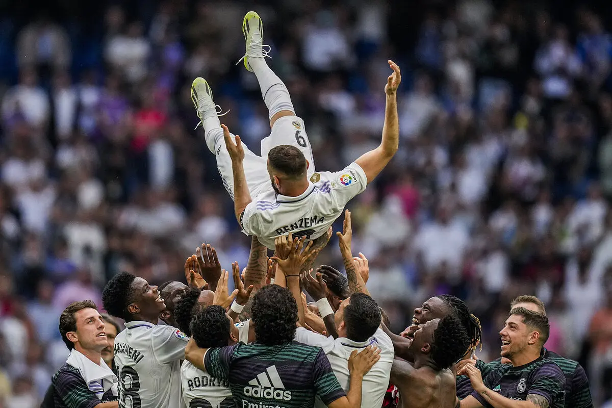 benzema historia del real madrid - Cuántos titulos ganó Karim Benzema con el Real Madrid