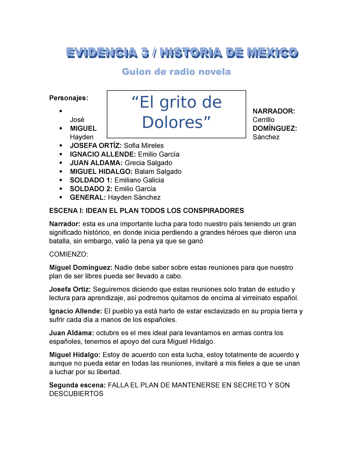 guiones de hechos historicos - Dónde descargar guiones de series