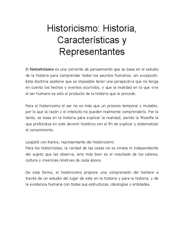 concepto de verdad historica y hechos historicos de ranke - Qué dijo sobre la historia von Ranke