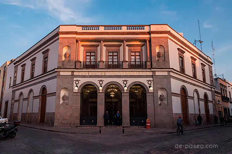 que hechos históricos paso el teatro de la republica - Qué es el teatro de la Republica