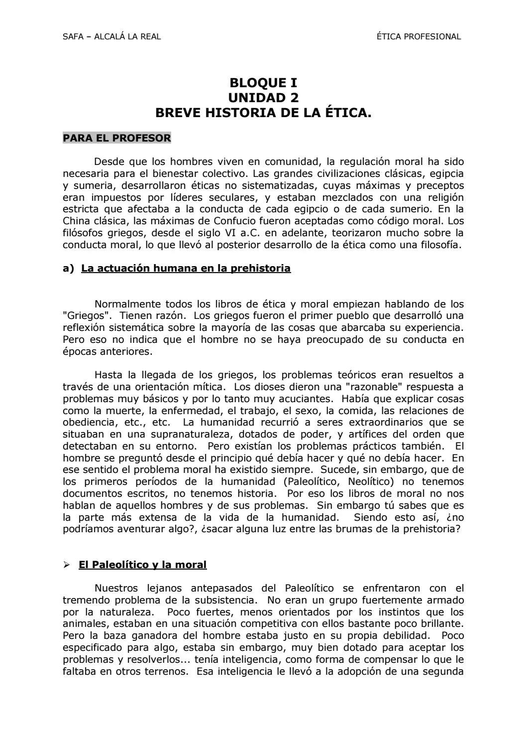 el definido historia de etica historia real - Qué es la ética en la vida real