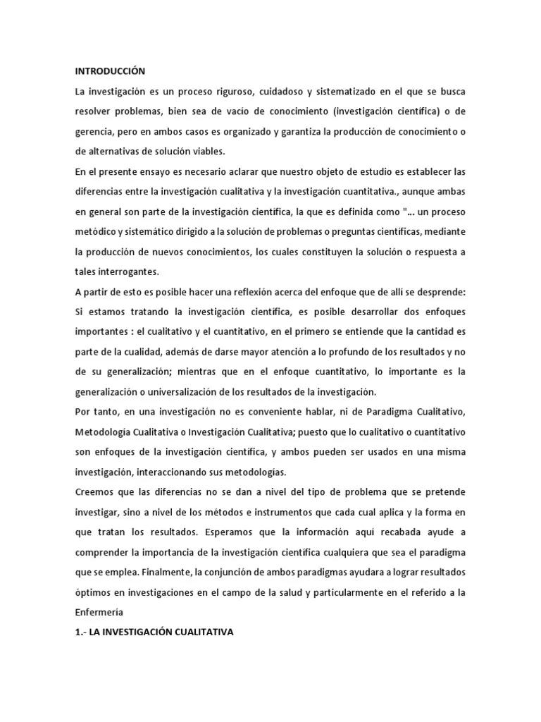 hechos históricos a la introducción al proceso de investigación cuantitativa - Qué es la investigación cuantitativa introduccion