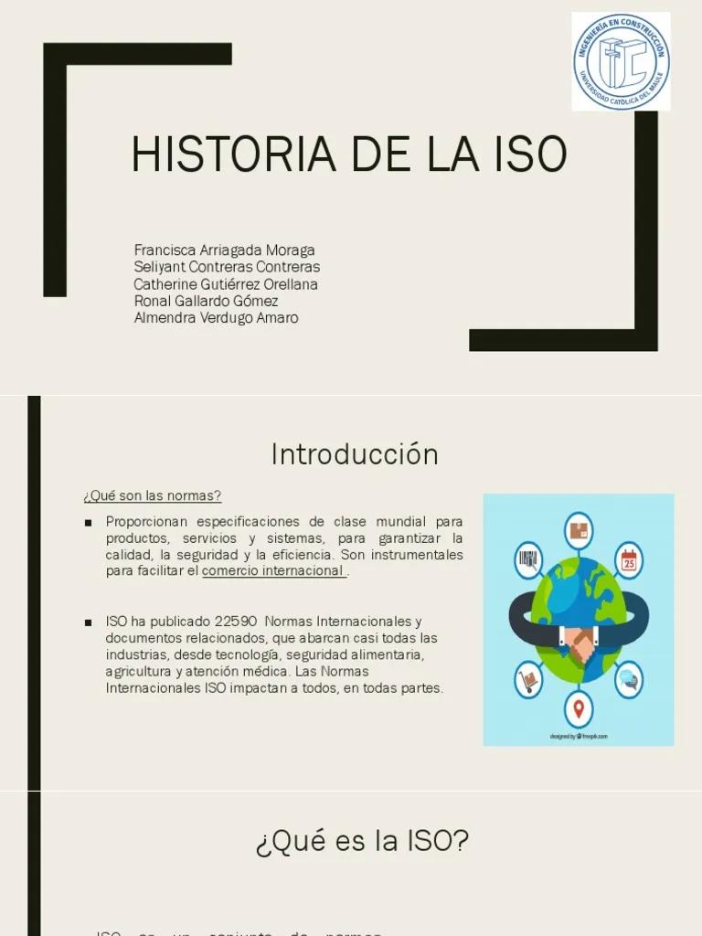 hechos históricos de la iso - Qué es lo más importante de ISO