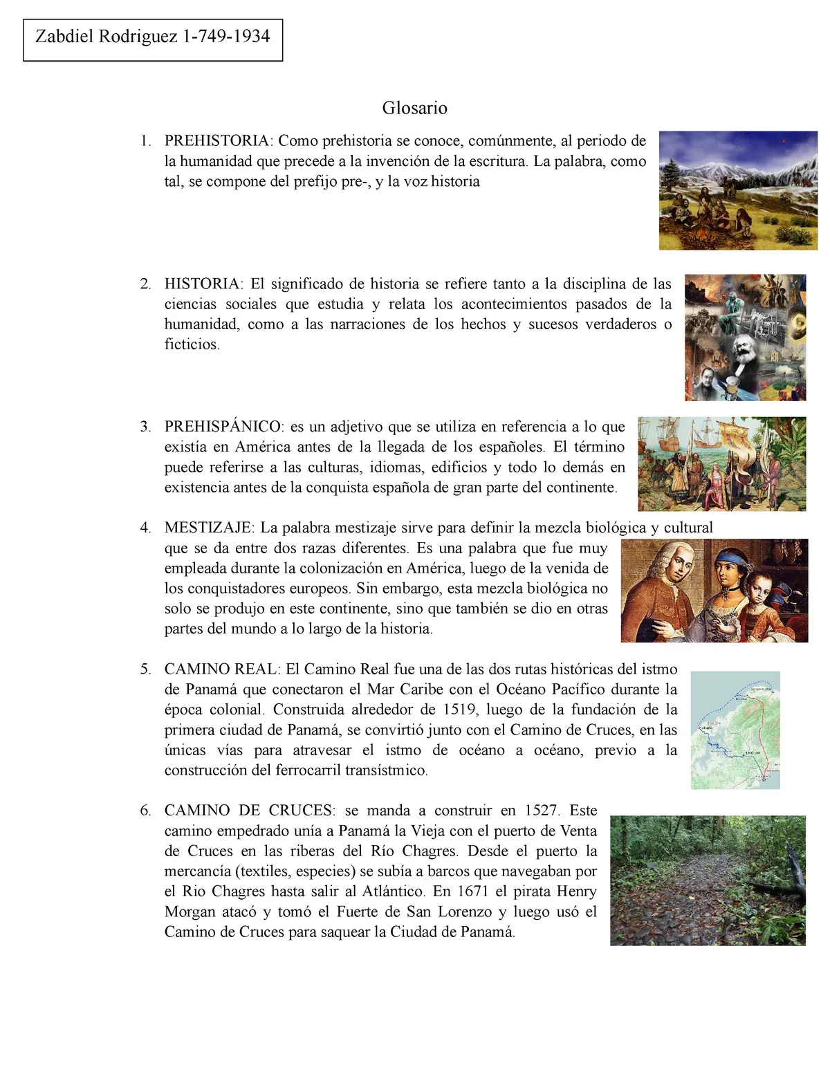 diccionario de historia conceptos y hechos históricos - Qué es un glosario de 20 conceptos