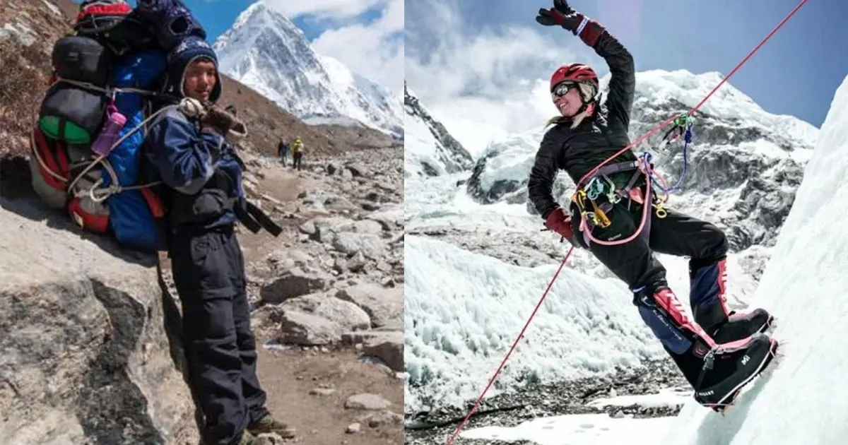 película el ascenso historia real - Qué es un sherpa de montaña