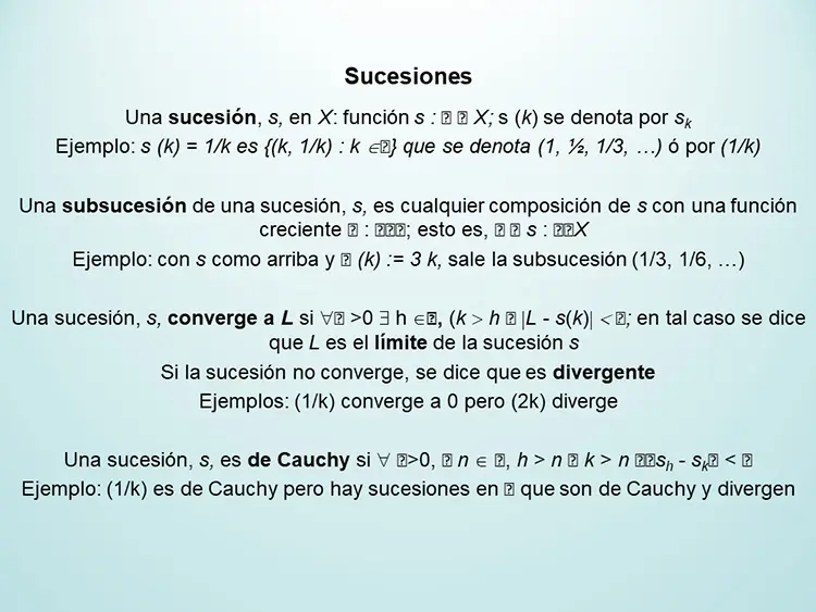 que es una sucesion de numeros reales - Qué es una serie o sucesión