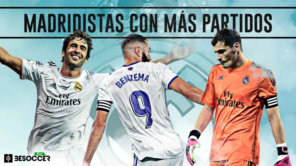 jugadores del real madrid con mas partidos en liga historia - Qué jugador ha jugado más partidos en el Real Madrid