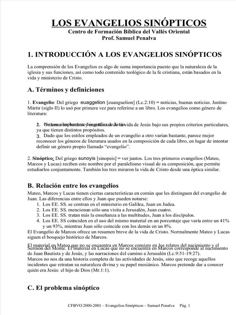 hechos notorios historicos en los evangelios - Que nos revelan los 4 evangelios