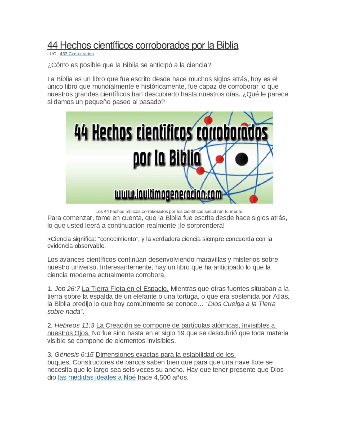 hechos historicos corroborados en la biblia - Qué otros datos interesantes sobre la Biblia puedes descubrir