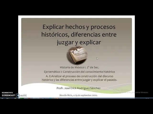 juzgar hechos historicos contexto - Que se entiende por juzgar a la historia