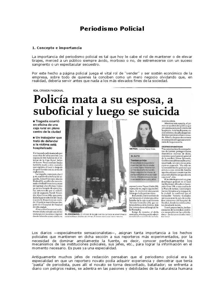 El Policial Diario: Crónicas de la Realidad - Qué significa noticias policiales el policial diario hechos reales - Qué significa noticias policiales