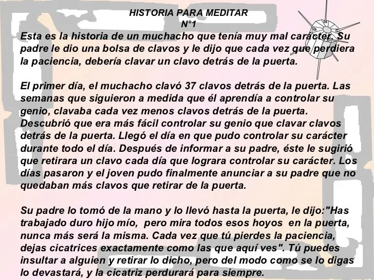 historias largas reales de reflexion - Qué son los cuentos de reflexion