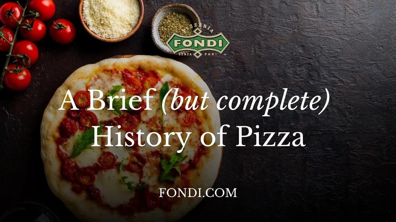 real history about pizza's name - What did Italy call pizza